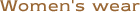 Womens wear