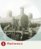 Railways - Image: Women cleaning locomotive engine at Platts